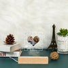 Personalize a Puzzle light stand with your photo and up to 4 names!