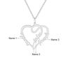 Personalized Gold Plated Heart Name Necklace