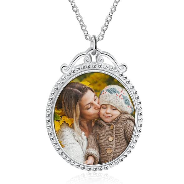Personalized Photo Pendant with Laser Engraving on the Back