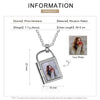 Personalized Photo Lock booklet Necklace
