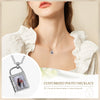 Personalized Photo Lock booklet Necklace