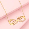.925 Sterling Silver1-5 Name Necklace with a choice of 14K plating