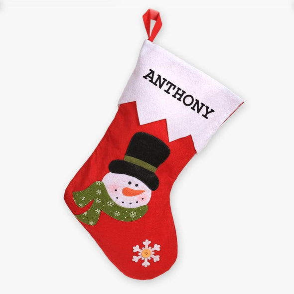 Cool Custom Snowman Christmas Stocking.