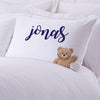 Cuddly Teddy Bear Personalized Sleeping Pillowcase.