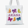 Custom Butterfly Kids Tote Bag.