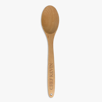 Custom Chef Wooden Mixing Spoon.