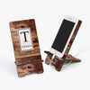 Custom Wooden Design Cell Phone Stand.