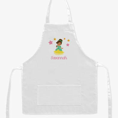 Exclusive Sale - Personalized Kids Princess Character Apron.