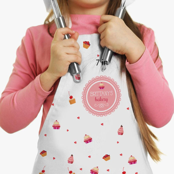 Exclusive Sale - Personalized Sweets Bakery Kids Craft Apron.