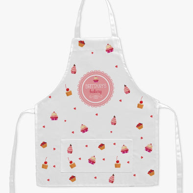 Exclusive Sale - Personalized Sweets Bakery Kids Craft Apron.