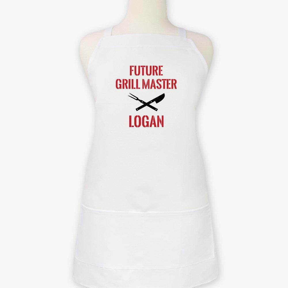 Future Grill Master Personalized Kids Apron.