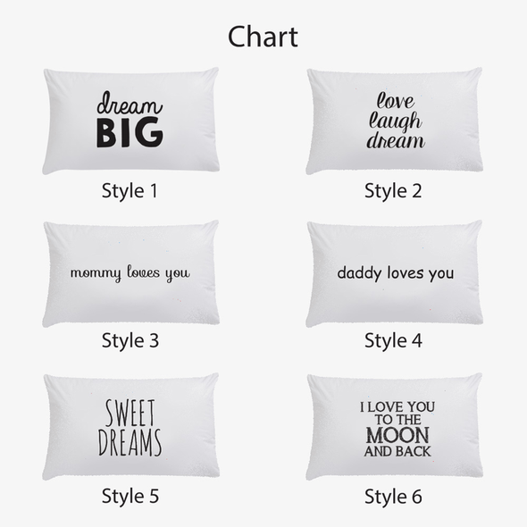I Love You This Much Personalized Sleeping Pillowcase.