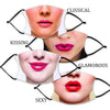 Women's Face Fashion Design Printed Reusable Face Mask collection (Includes 2 FREE filters)