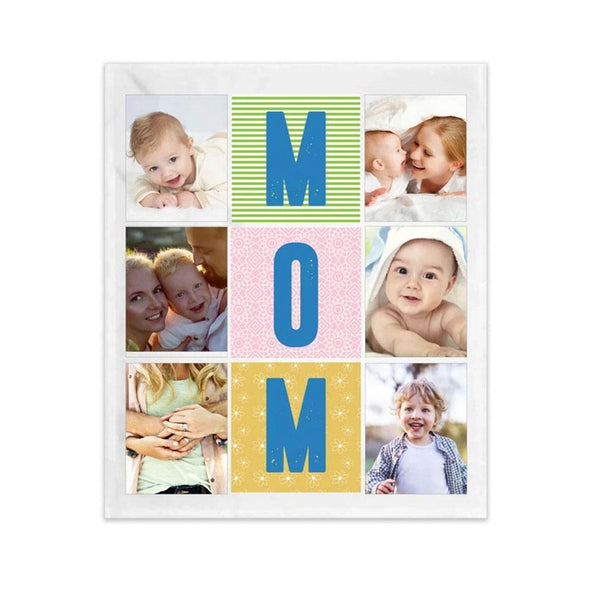 Design your own family photo Collage Blanket | Blanket Personalized With Your Pictures