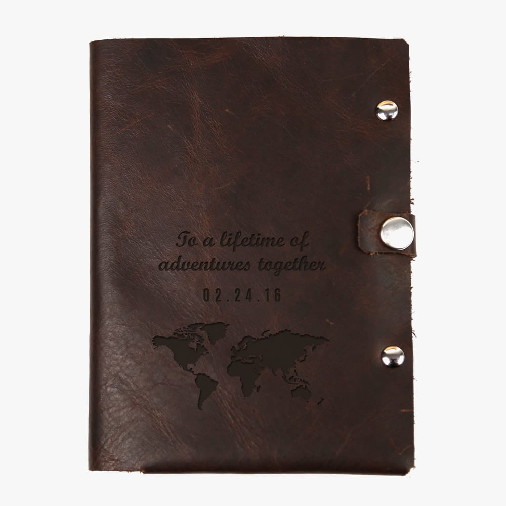 Exclusive Sale - Lifetime Adventure Custom Genuine Leather Passport Holder.