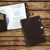 Exclusive Sale - Lifetime Adventure Custom Genuine Leather Passport Holder.