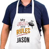 My Grill My Rules Personalized Apron.