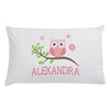 Personalized Cute Owl Sleeping Pillowcase.