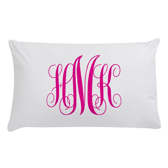 Personalized Monogram Sleeping Pillowcase.