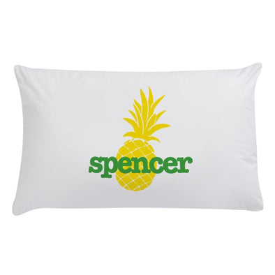 Personalized Pineapple Sleeping Pillowcase.