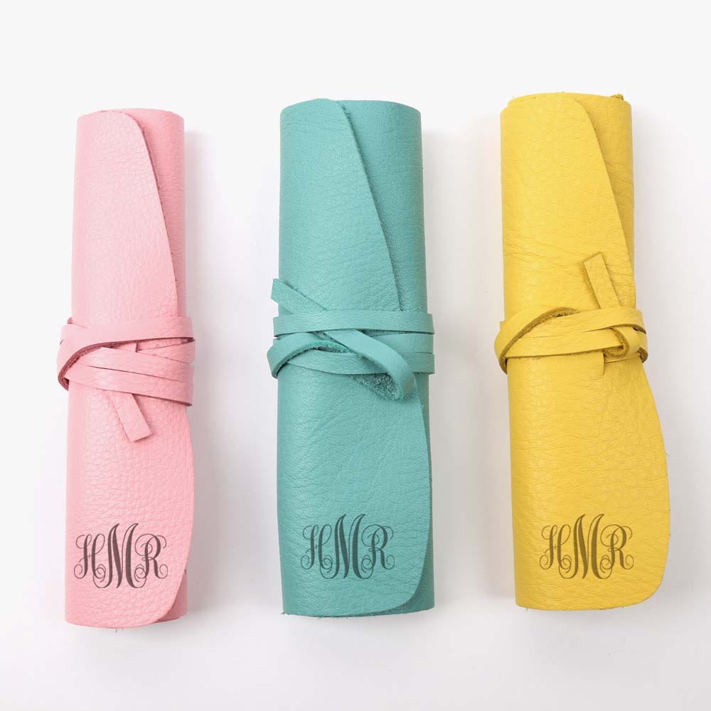 Monogram Genuine Soft Leather Multi Cord Small Organizer.