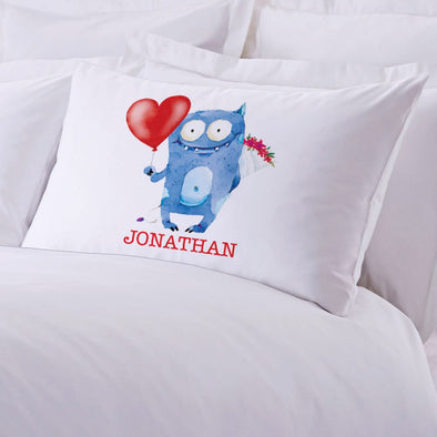 Monster Love Personalized Sleeping Pillowcase.