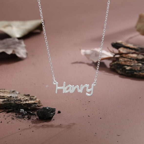 Personalize Your Style With A Custom .925 Sterling Silver Name Necklace