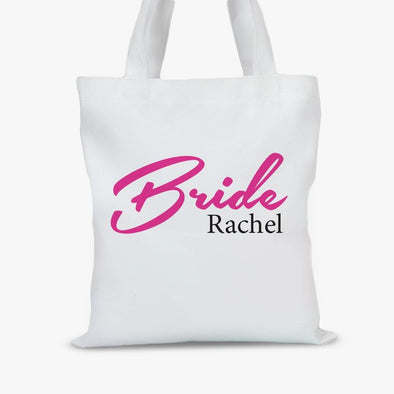 Personalized Bridal Tote Bag.