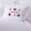 Personalized Butterfly Sleeping Pillowcase | Custom Pillow for Kids.