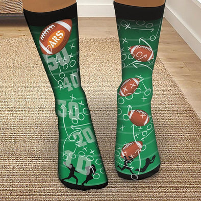 Personalized Football Tube Socks.
