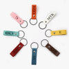Personalized Genuine Leather Color Keychain.