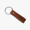 Personalized Genuine Leather Color Keychain.