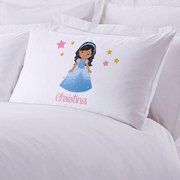 Personalized Kids Princess Pillowcase | Custom name and design.