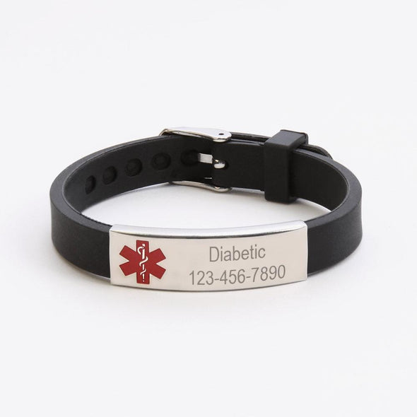 Personalized Medical ID Bracelet.