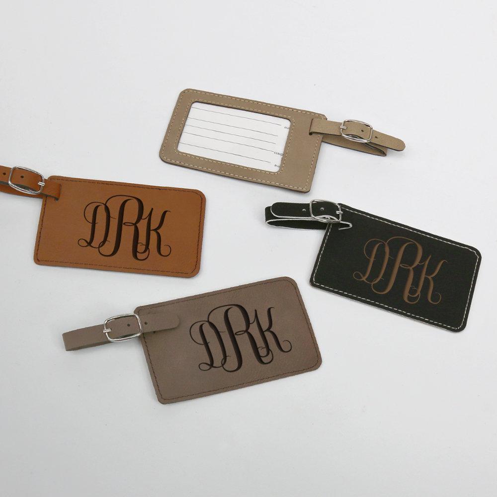 Personalized Luggage Tags for Wedding Leather Luggage Tags 