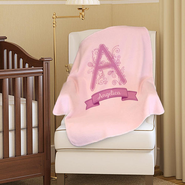 Personalized Name Baby Blanket.