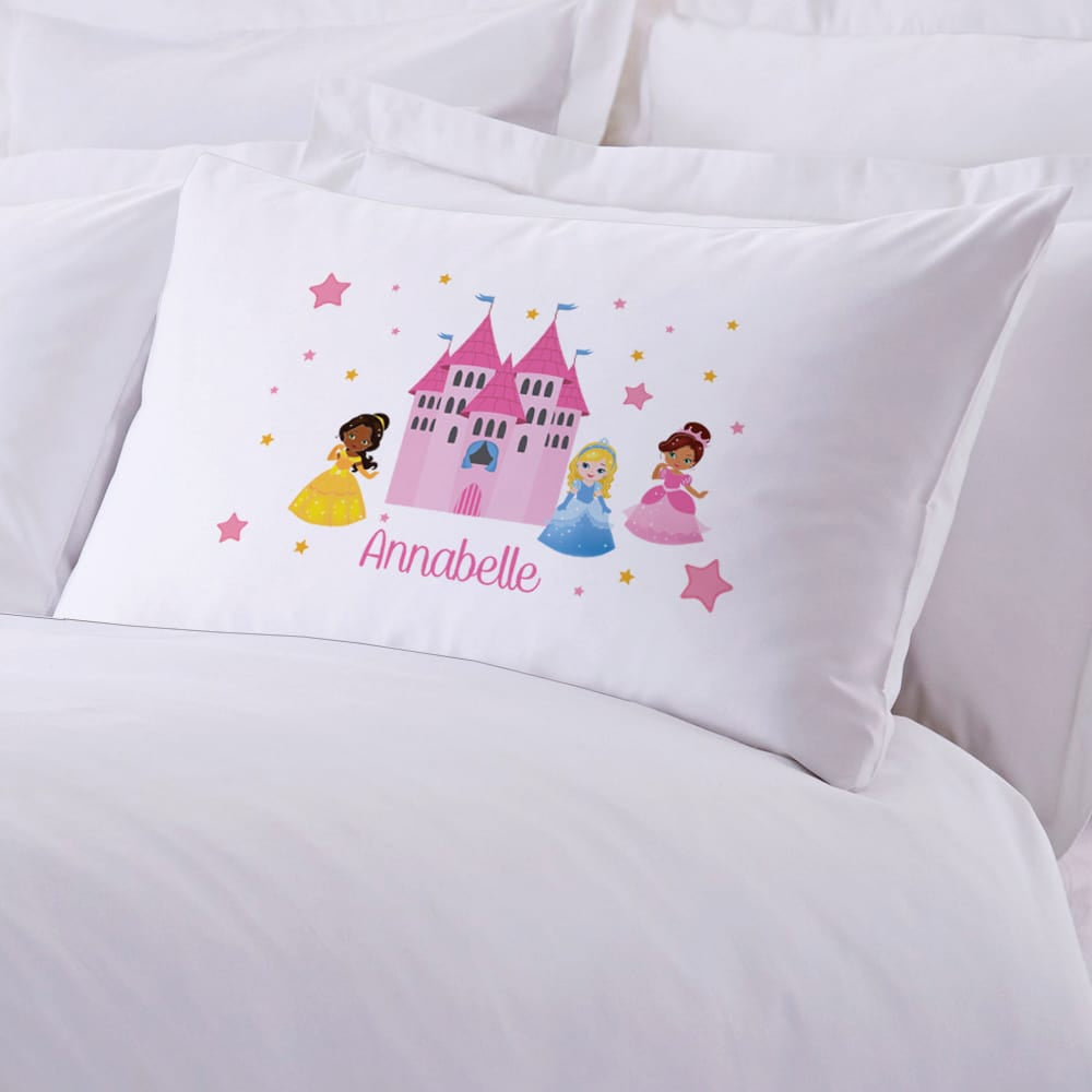 Exclusive Sale Personalized Princess Castle Sleeping Pillowcase Monogram Online