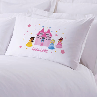 Exclusive Sale | Personalized Princess Castle Sleeping Pillowcase.