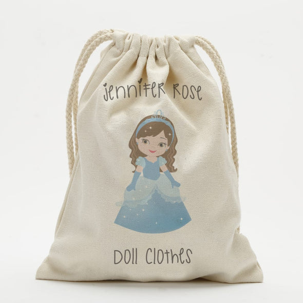 Exclusive Sale - Personalized Princess Character Drawstring Sack.