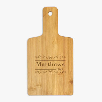 Customized Family Serving Board.
