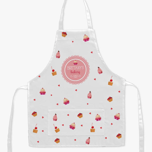 Personalized Sweets Bakery Kids Craft Apron.
