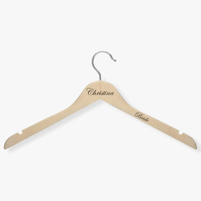Personalized Wooden Hanger.