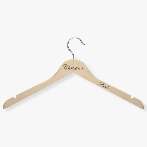 Personalized Wooden Hanger.