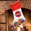 Personalized Wrapped Gifts Christmas Stocking.