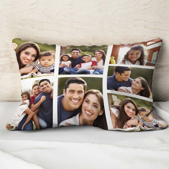 Personalized Photo Collage Sleeping Pillowcase - Create you own Collage with your photos