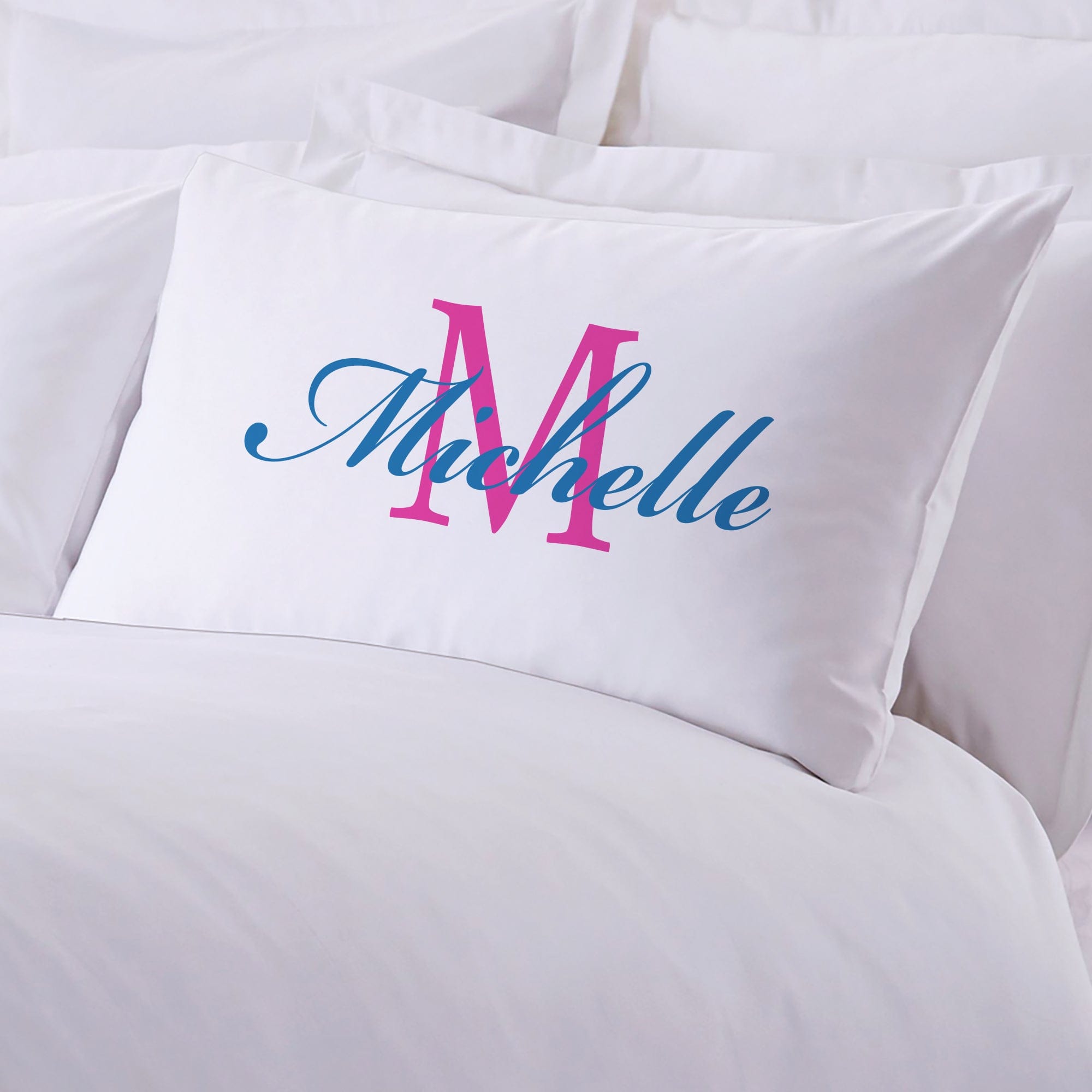 Monogram Name Pillow Cover