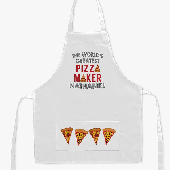 Pizza Maker Custom Kids Apron.