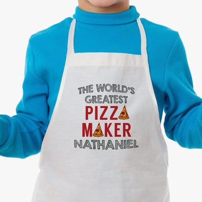 Pizza Maker Custom Kids Apron.