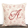 Pomegranate Personalized Christmas Decorative Canvas Throw Pillow.