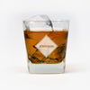 Custom Diamond Whiskey Glass.